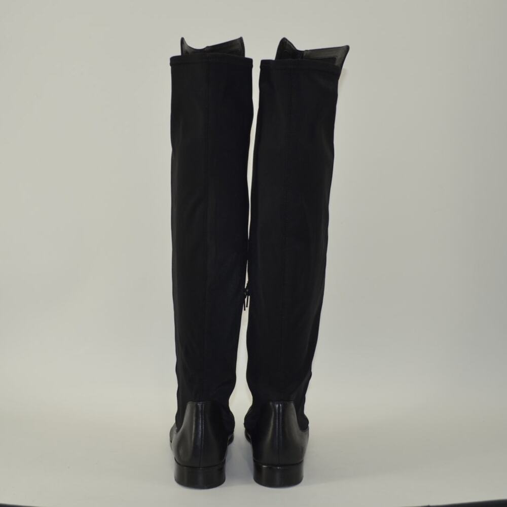 Clarks Caddy Belle Knee High Boot Leather Black Minimalist 7 - Picture 5 of 15
